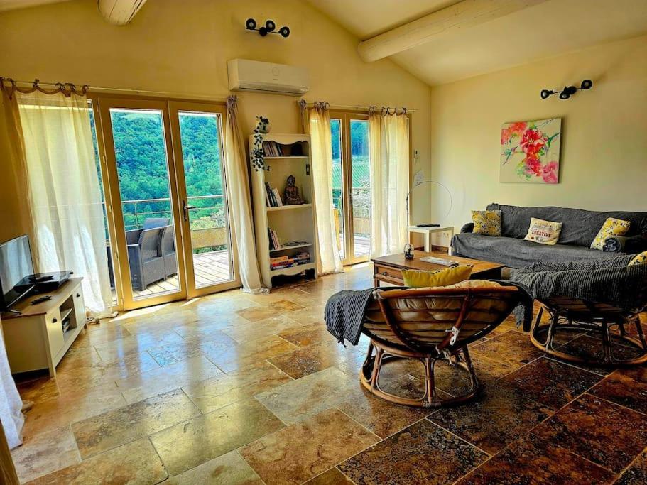 La Castellane, Vue Imprenable Sur Le Luberon Villa Saignon Dış mekan fotoğraf
